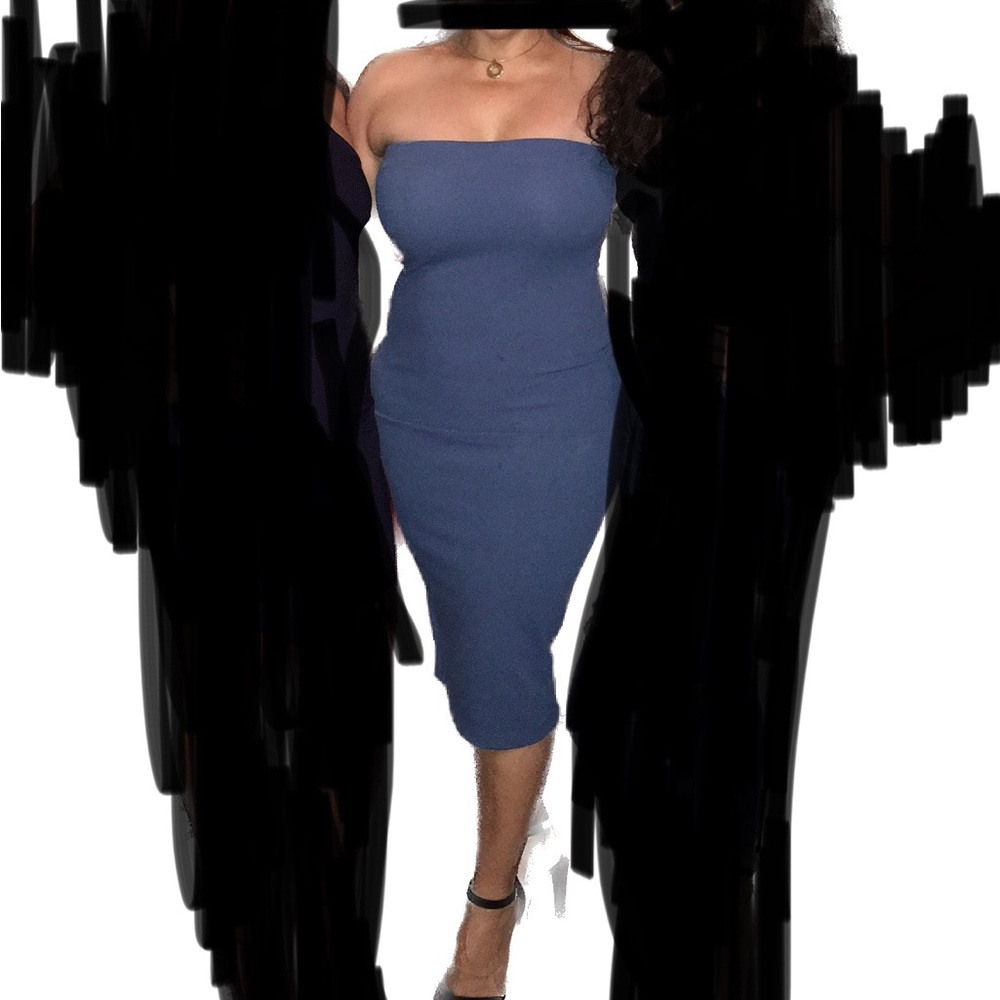 Strapless bodycon